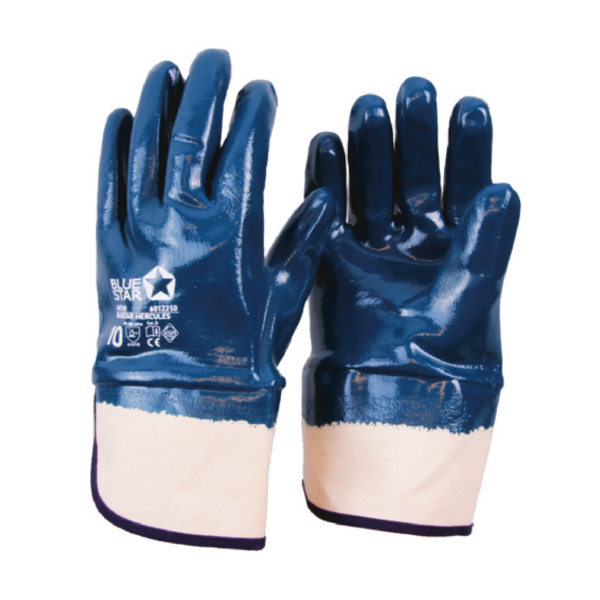 BlueStar Hercules heldoppade handskar med mudd